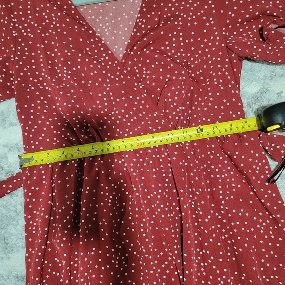 Red Polka Dot Dress - Picture 12 of 14